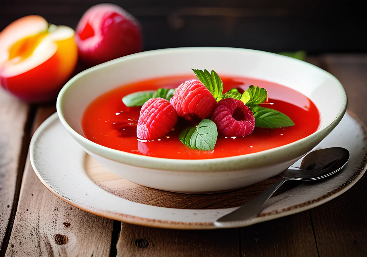 Gazpacho with Fruits