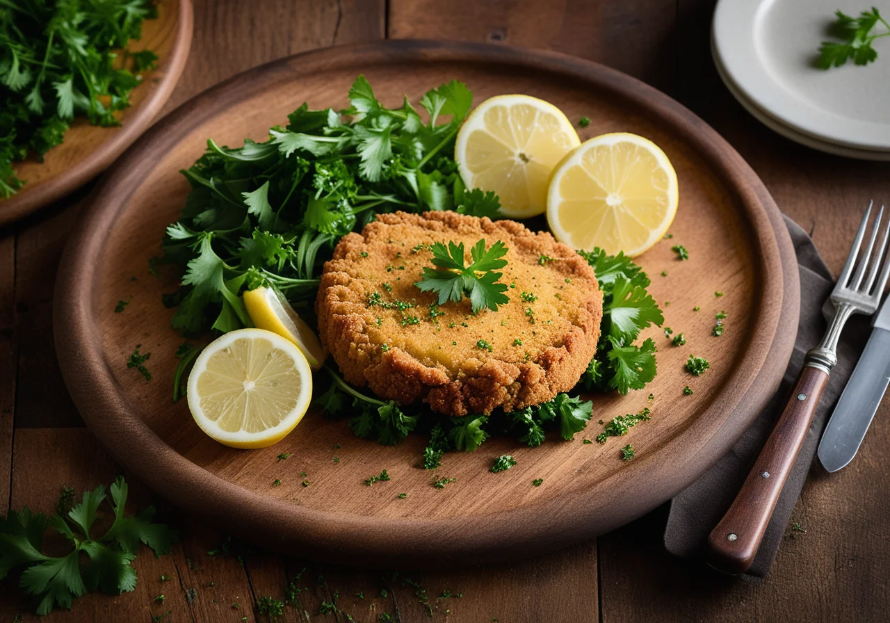 Vienna Schnitzel with Parsley Potatoes