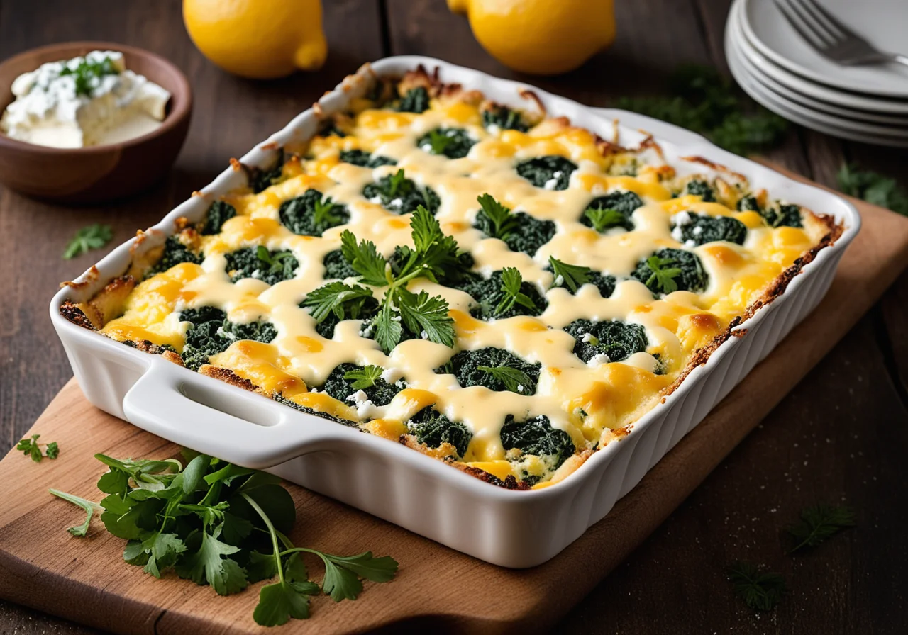 Spinach Cheese Casserole