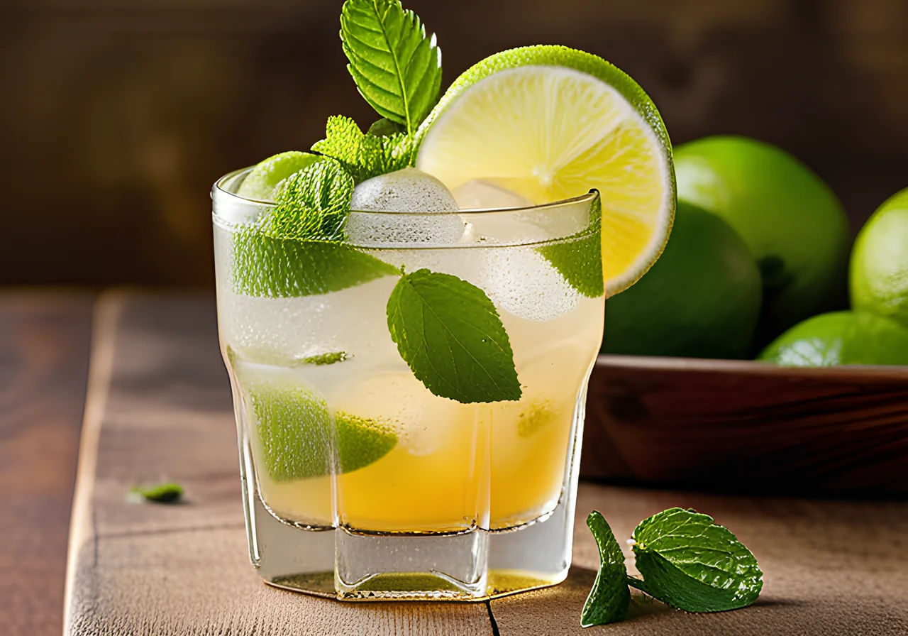 Lime Ginger Cocktail