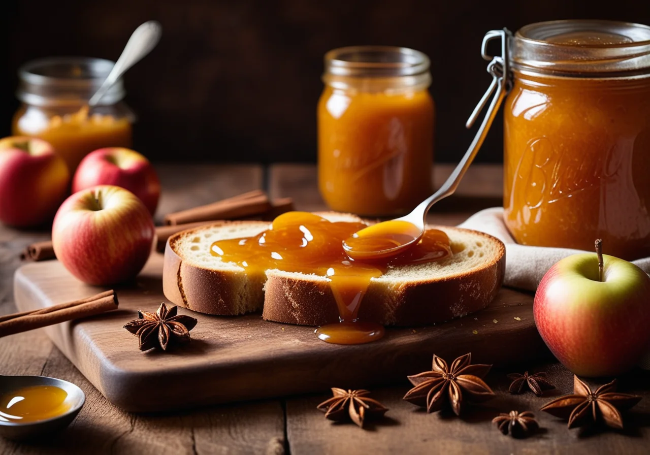 Apple Jam with Spices