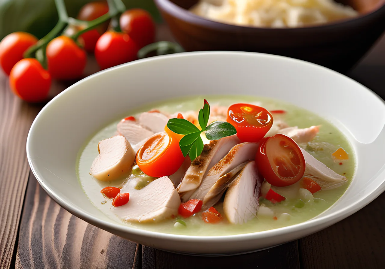 Cabbage Soup with Coconut Milk and Ginger