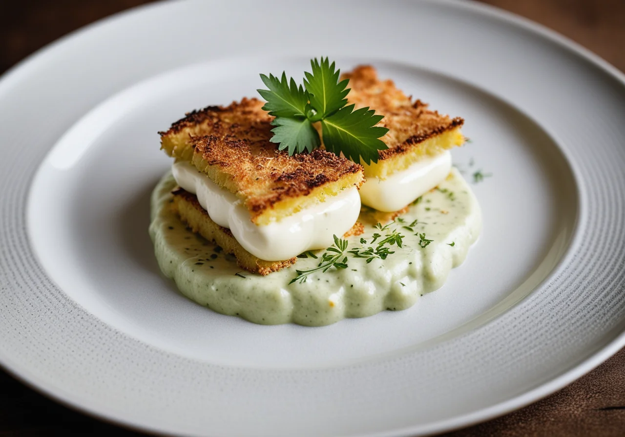 Pikeperch with Potato Crust