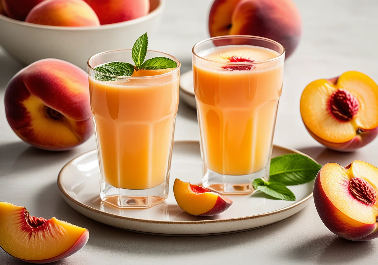 Almond Peach Drink