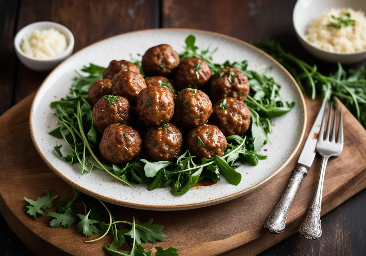 Garlic Meatballs