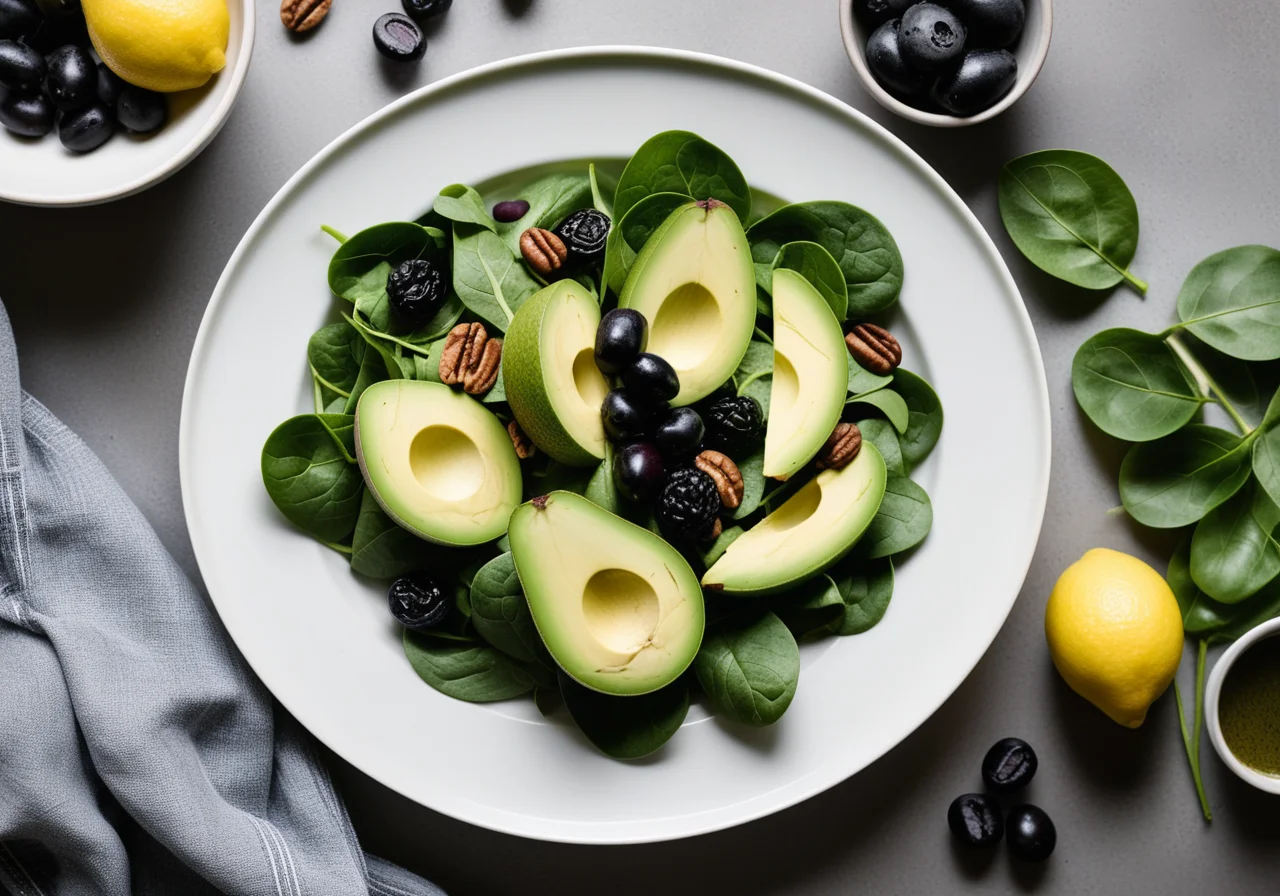 Spinach Salad with Avocado