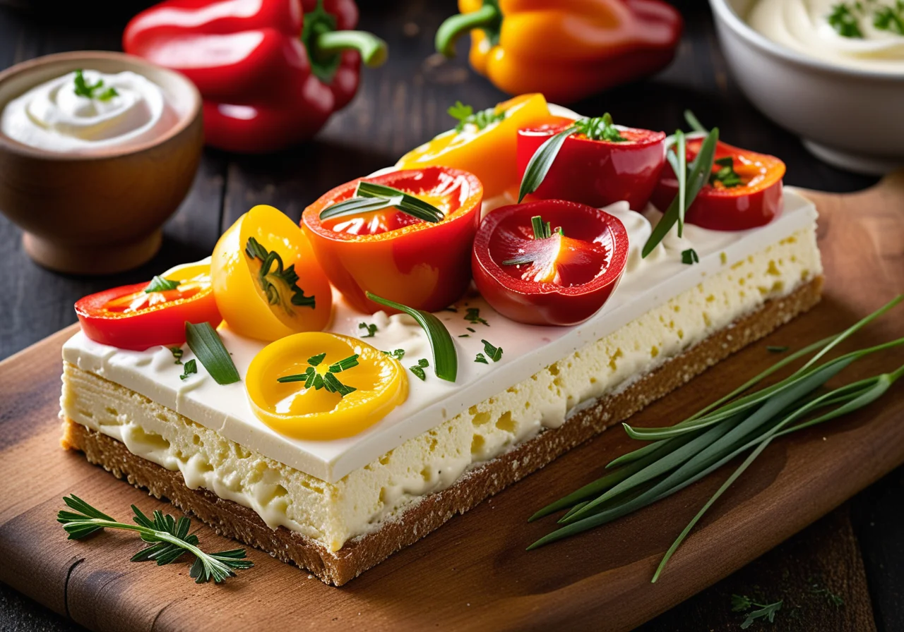 Quark-Paprikaterrine