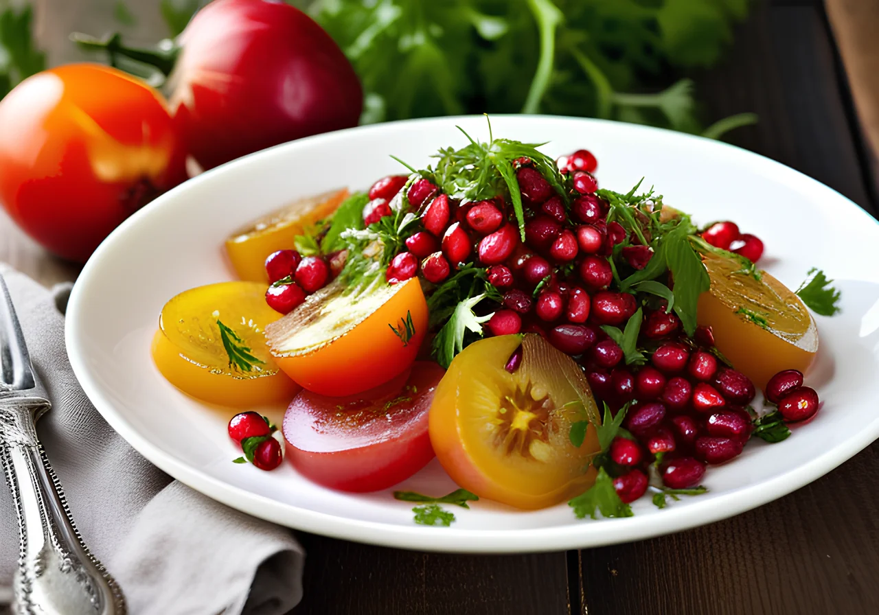 Tomato Salad with Coriander