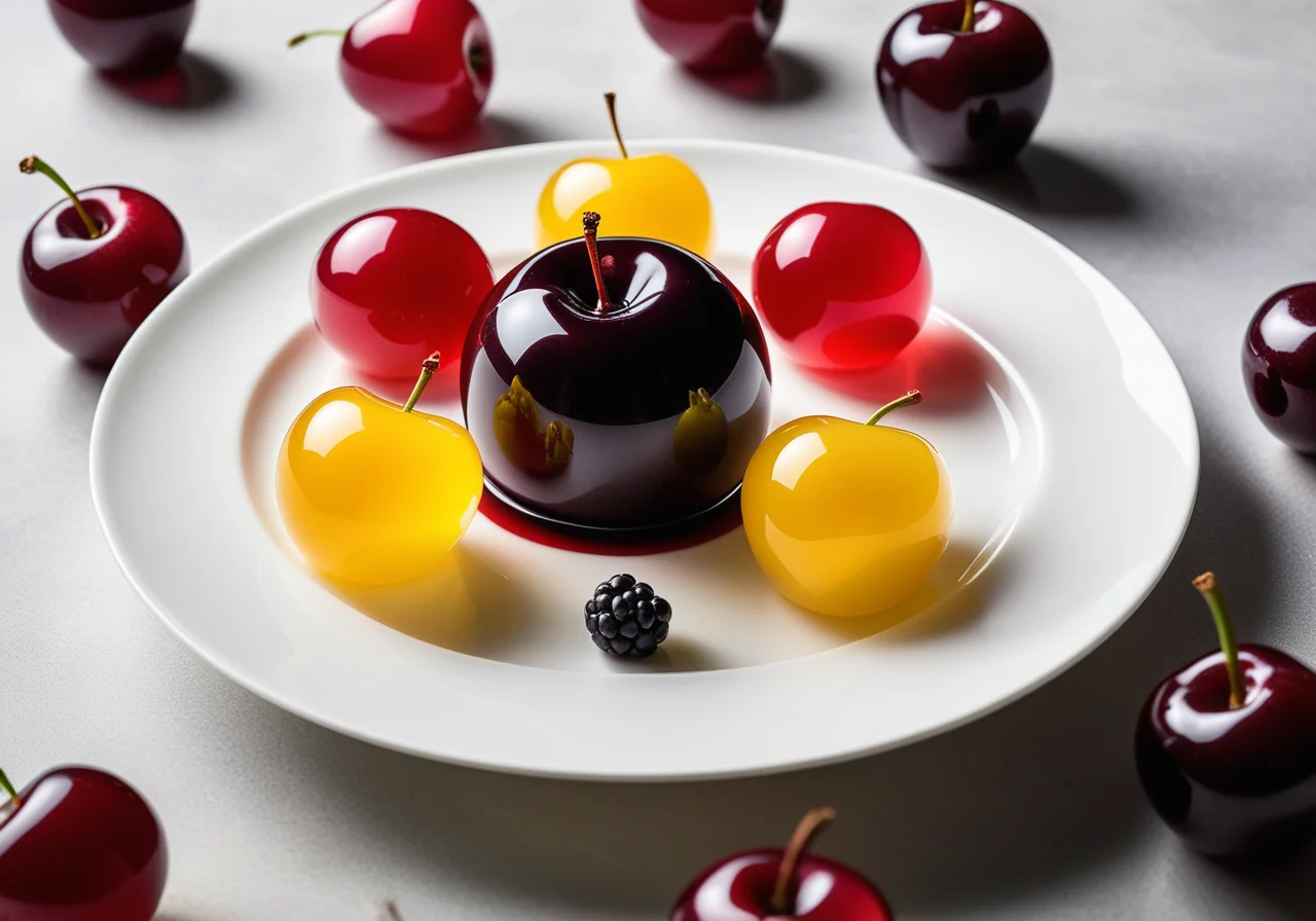 Colorful Soccer Ball Fruit Jelly