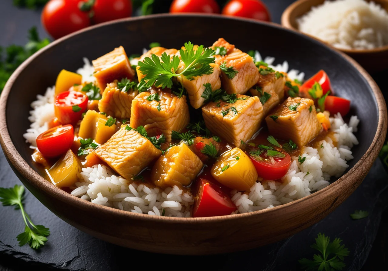 Fish Ragout with Rice