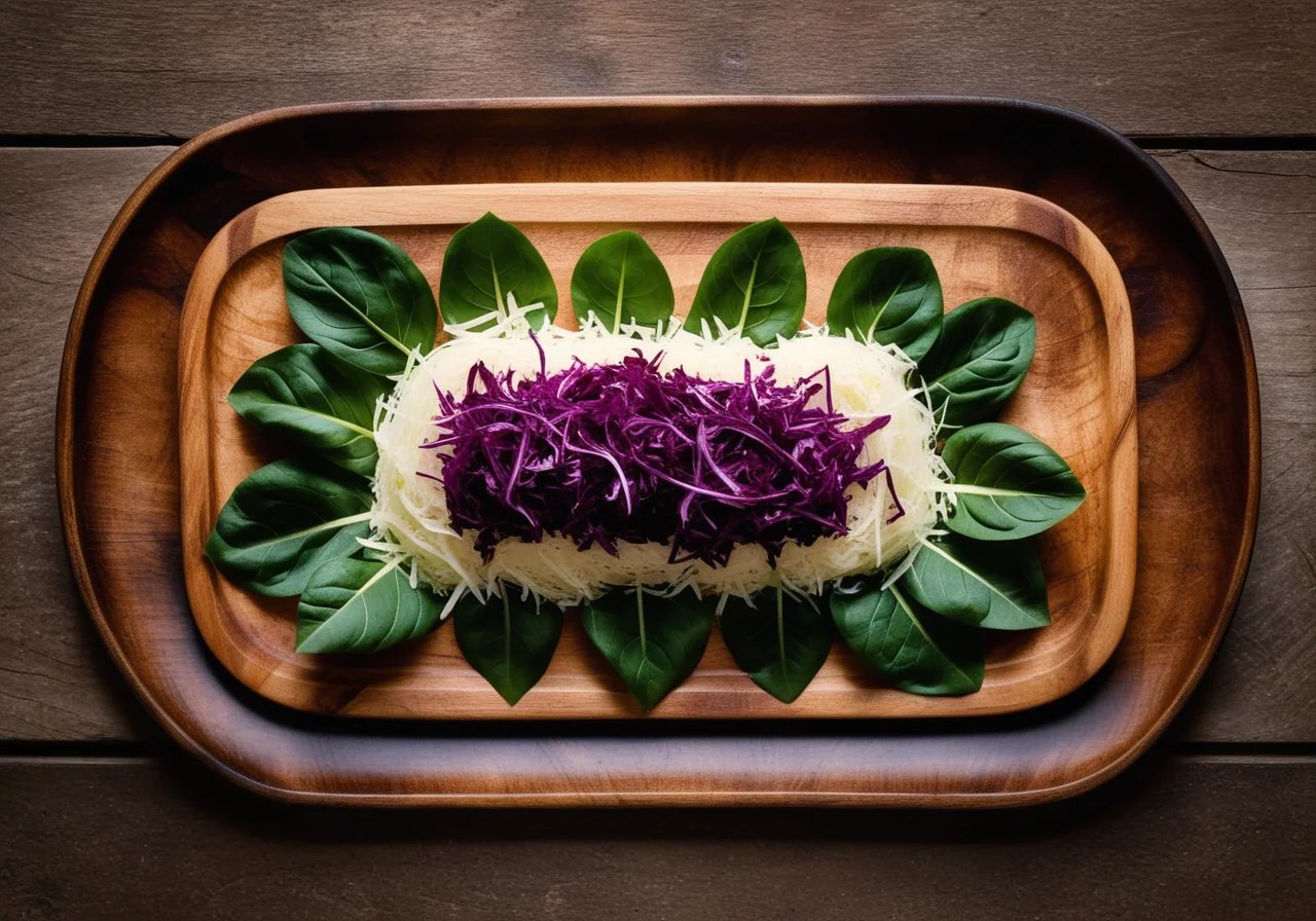 Sauerkraut Salad with Chicory