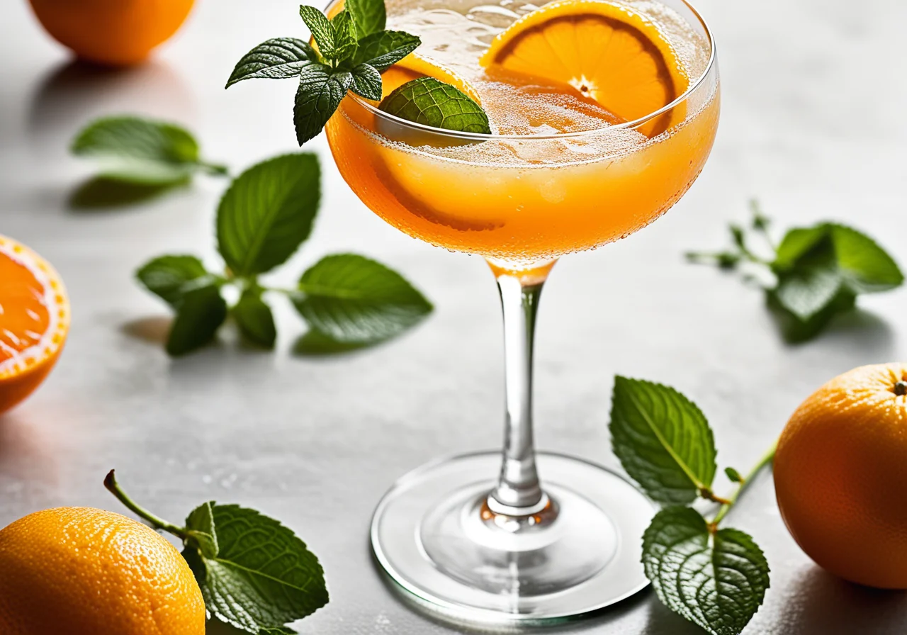 Mandarin Sparkling Cocktail