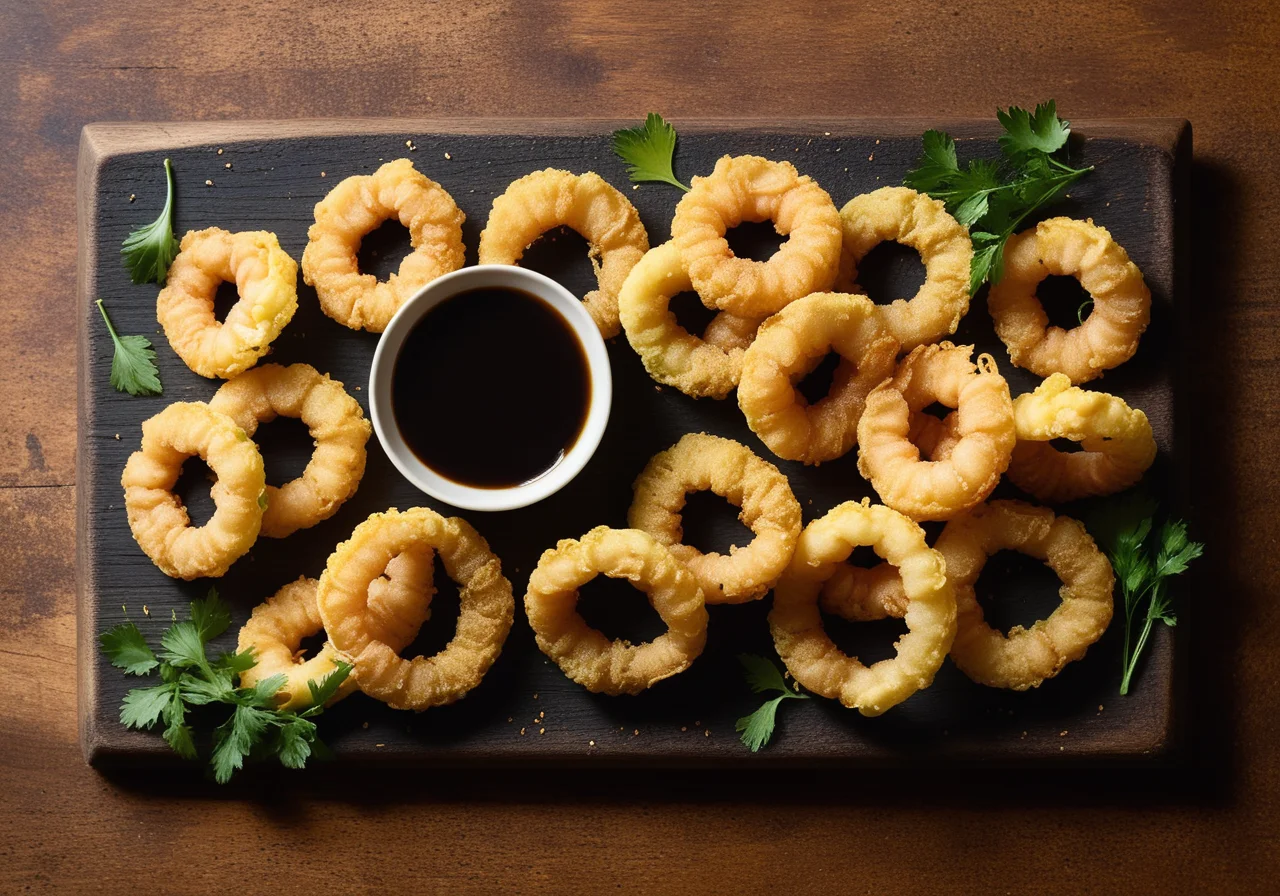 Fried Seafood and Vegetables (Tempura)