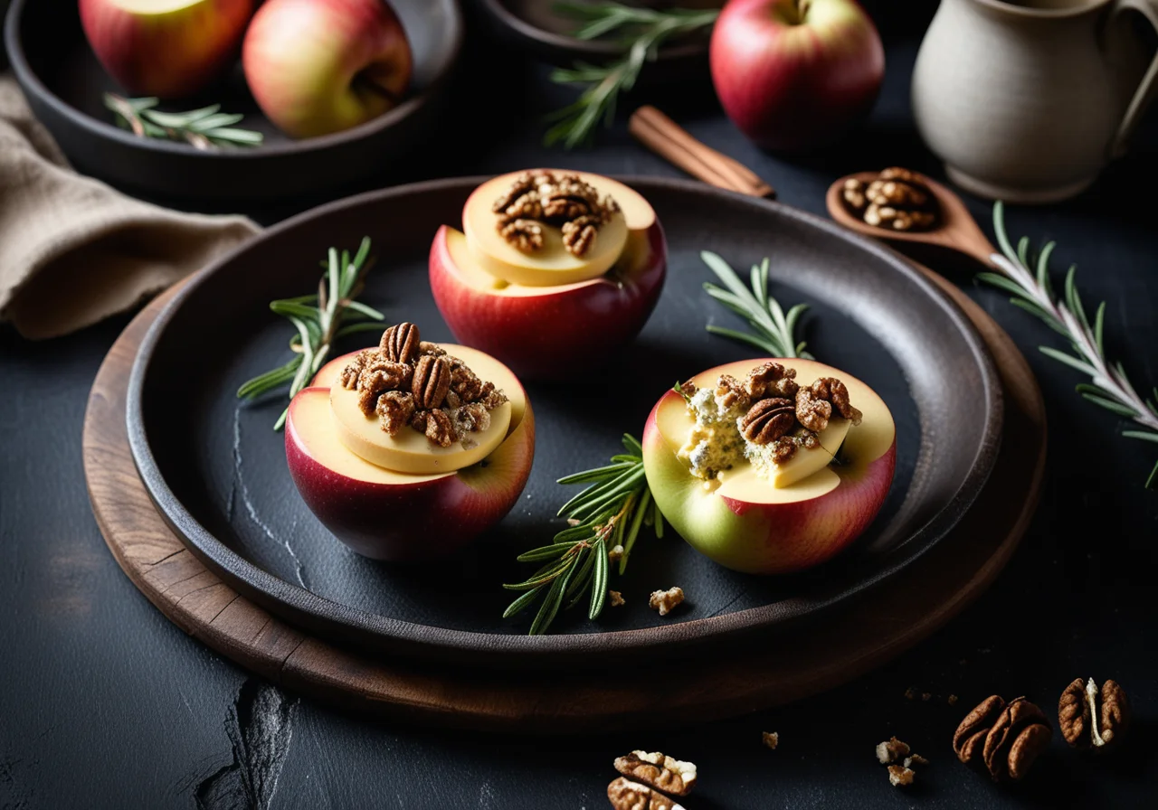 Bratäpfel mit Käsefüllung