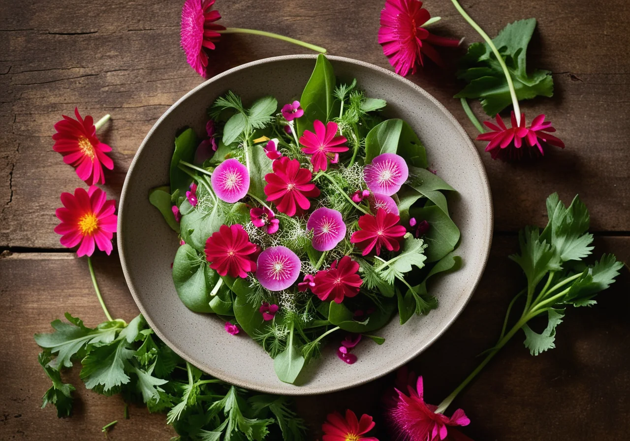 Radish-Dandelion Salad