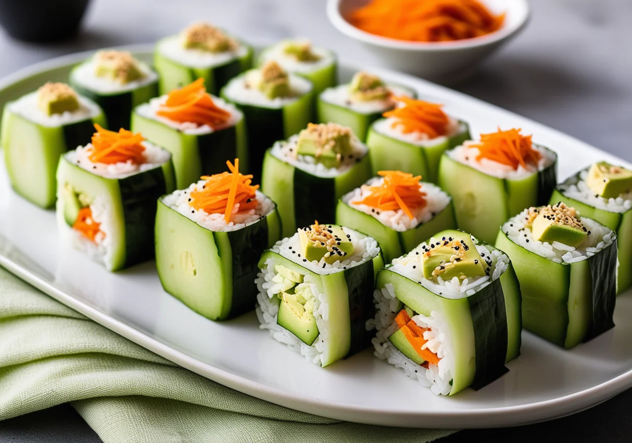 Vegetable California Rolls