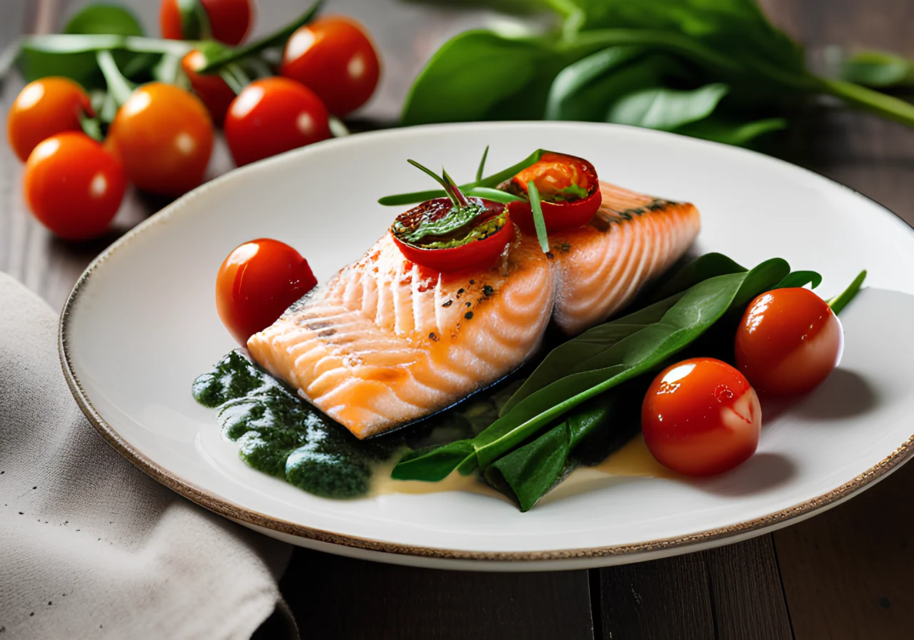 Oven‑Baked Salmon Fillets