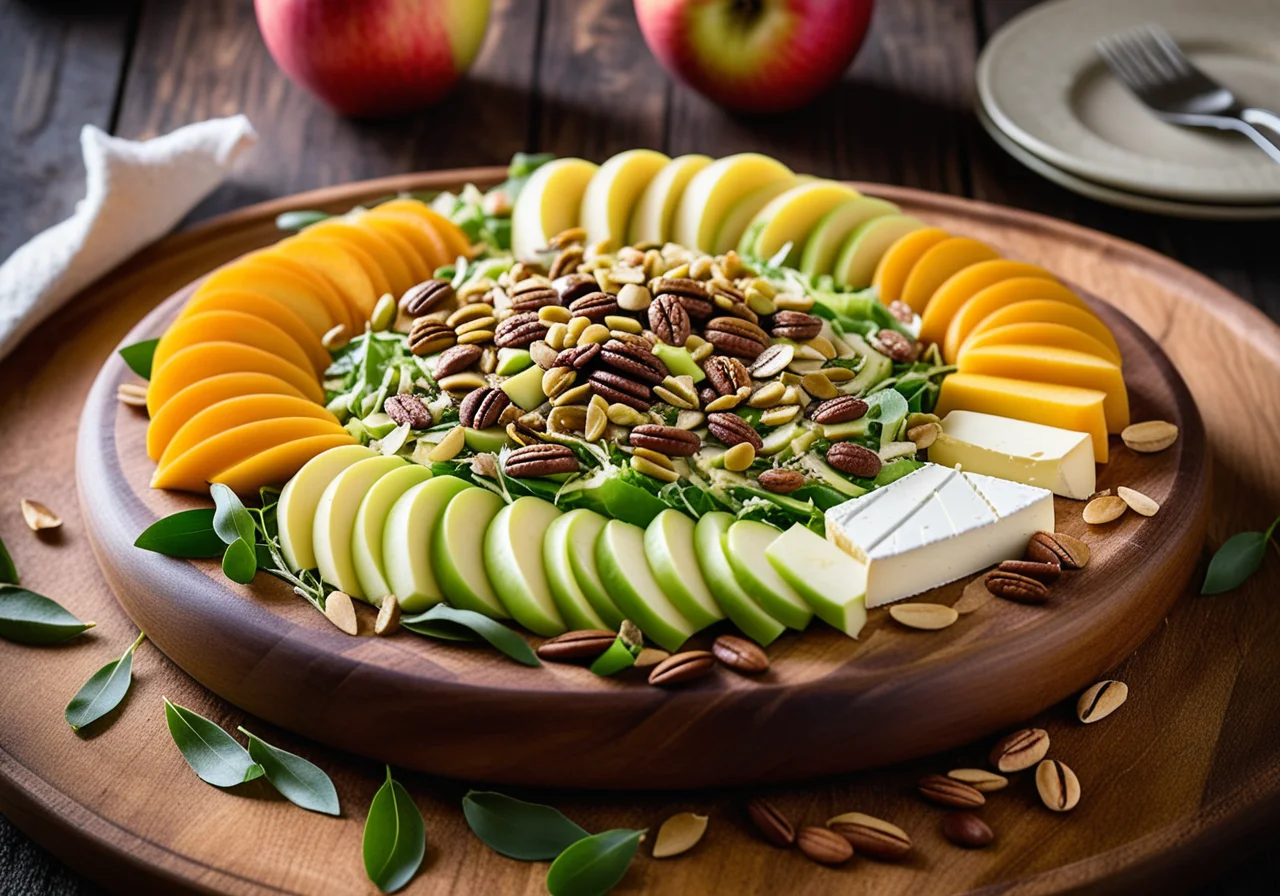 Camembert Apple Salad