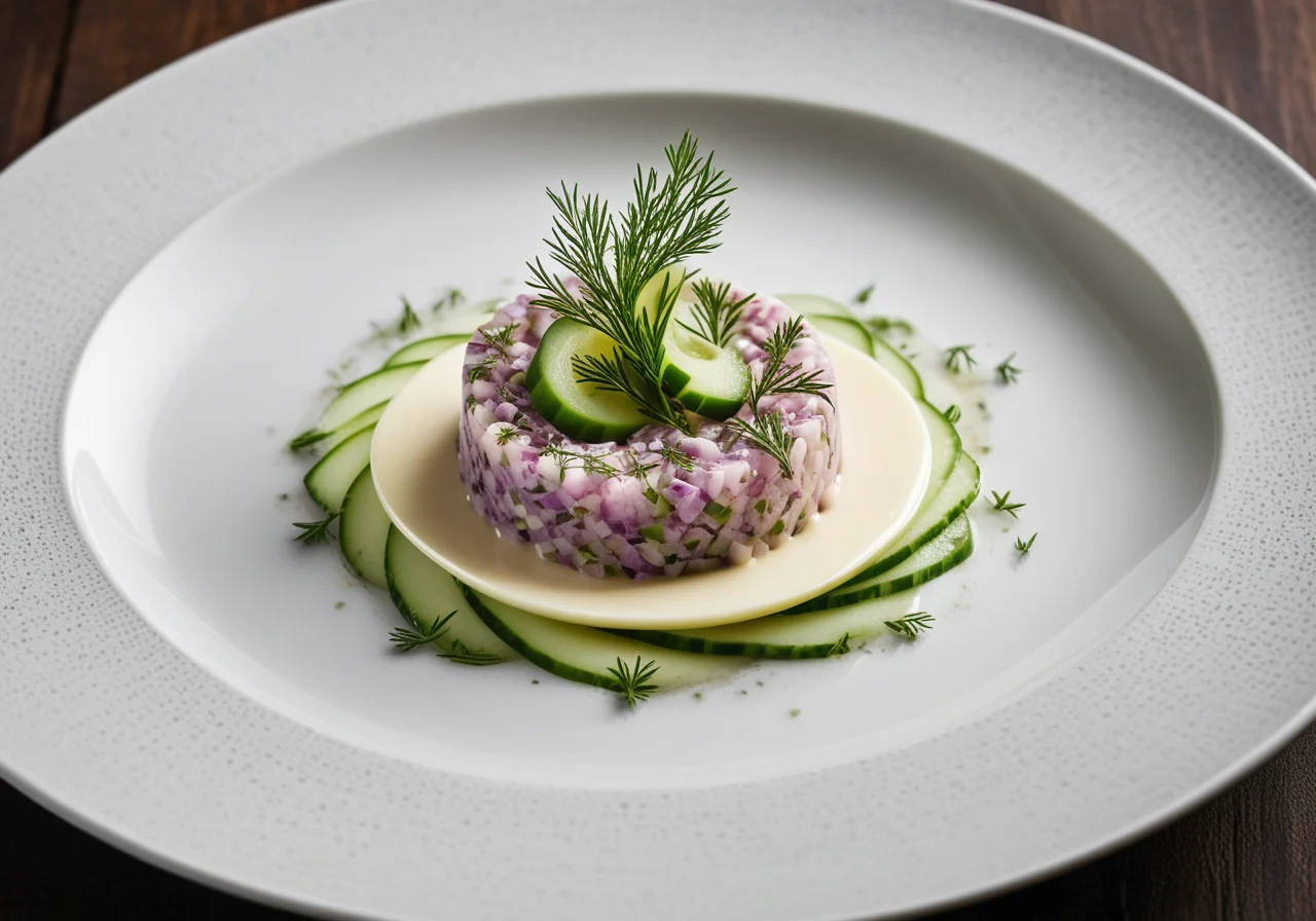 Herring Tartare with Cucumber