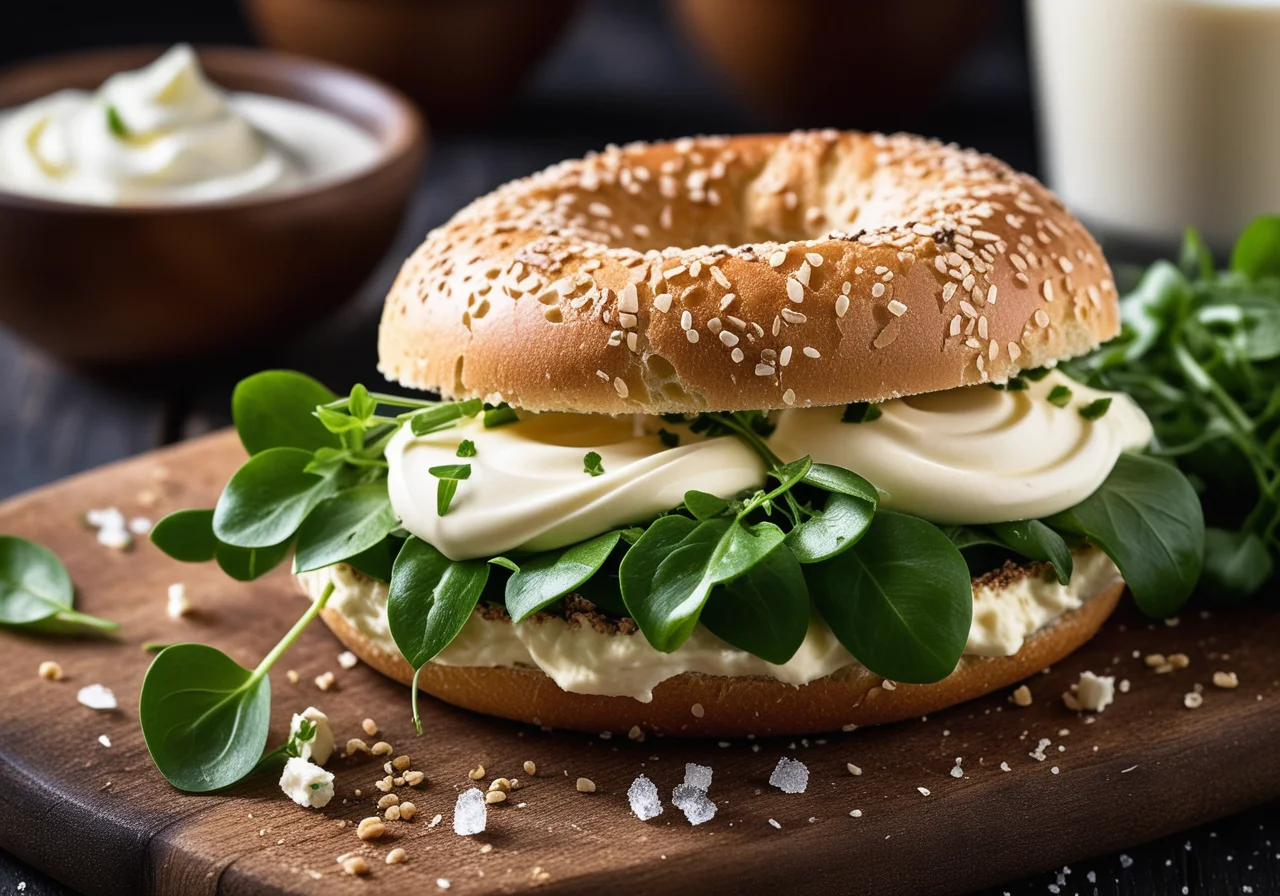 Vegetarian Bagel