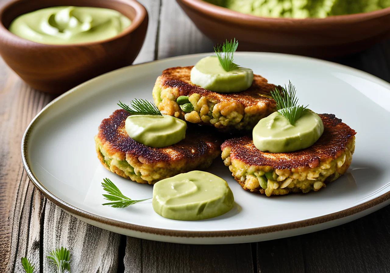 Quark-Bulgur Patties