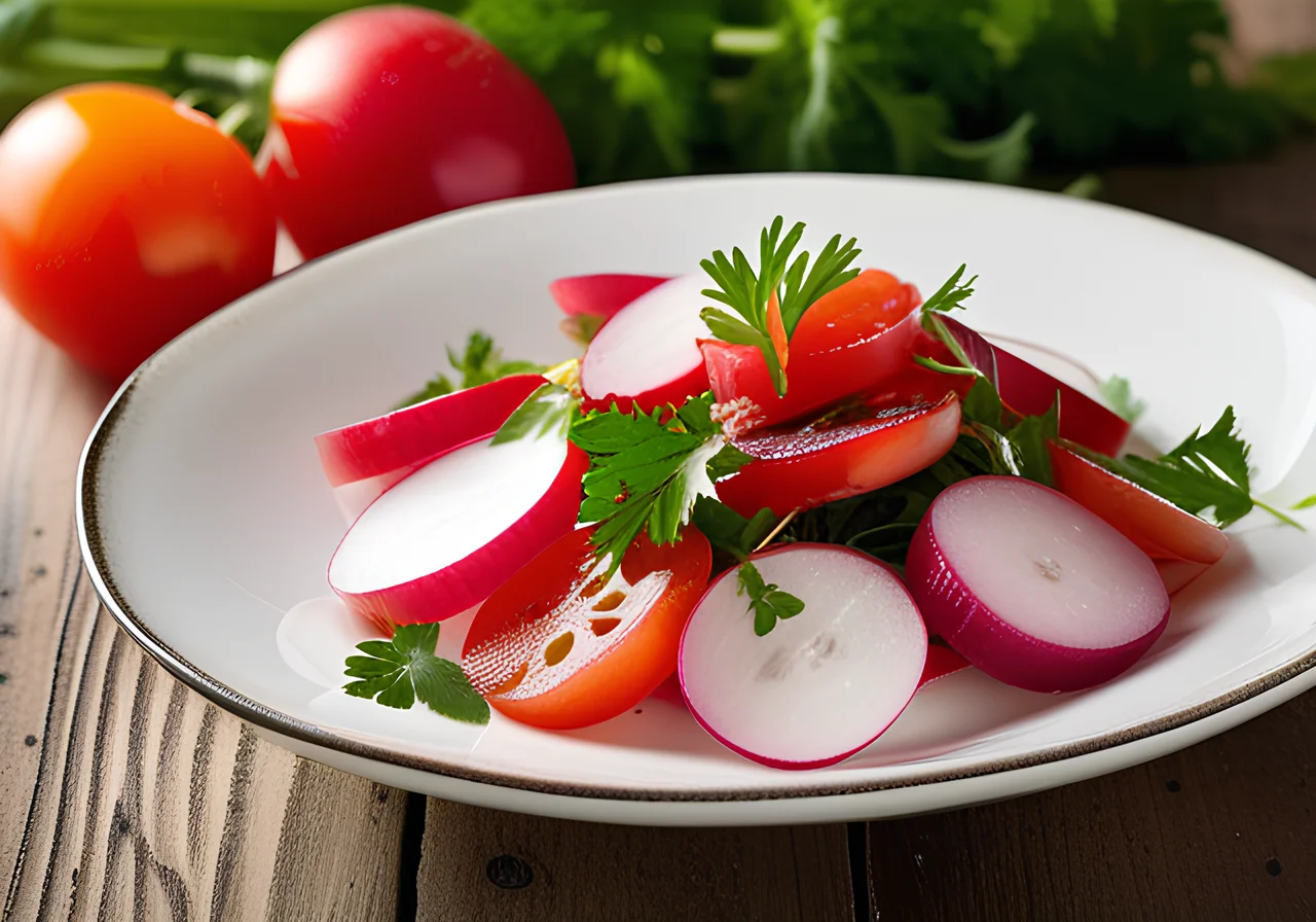 Tomato Radish Salad