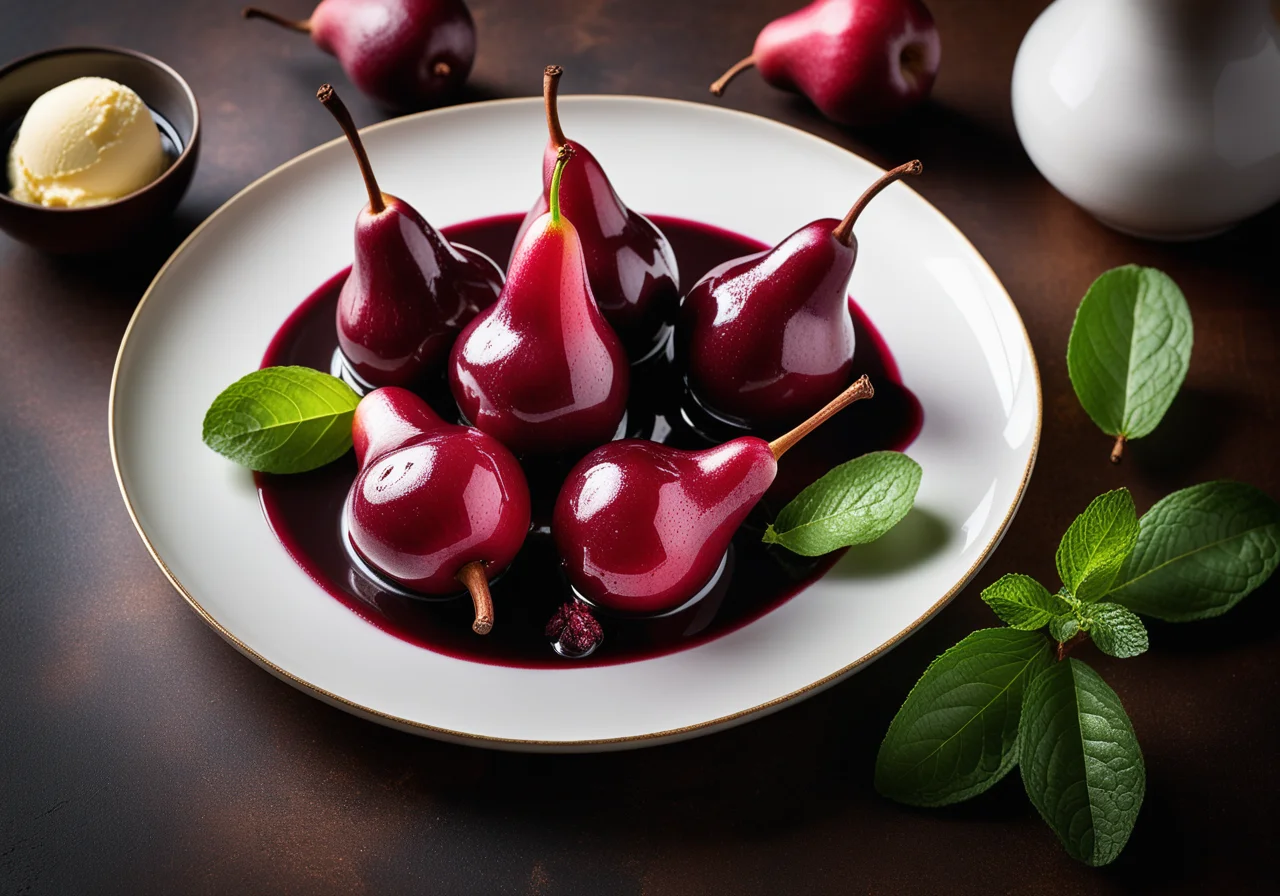 Poached Pears