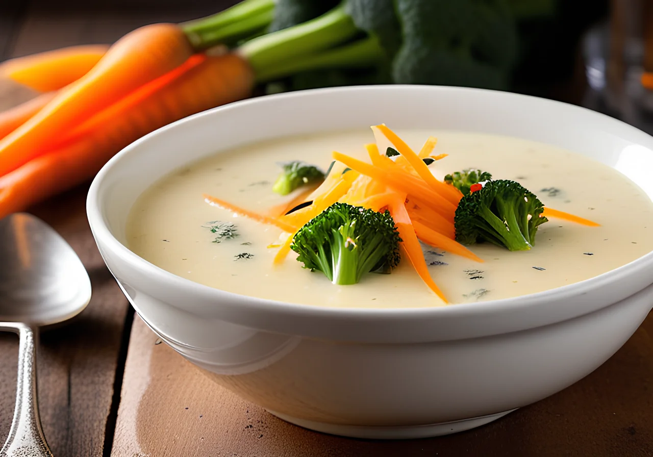 Milk Soup with Vegetables