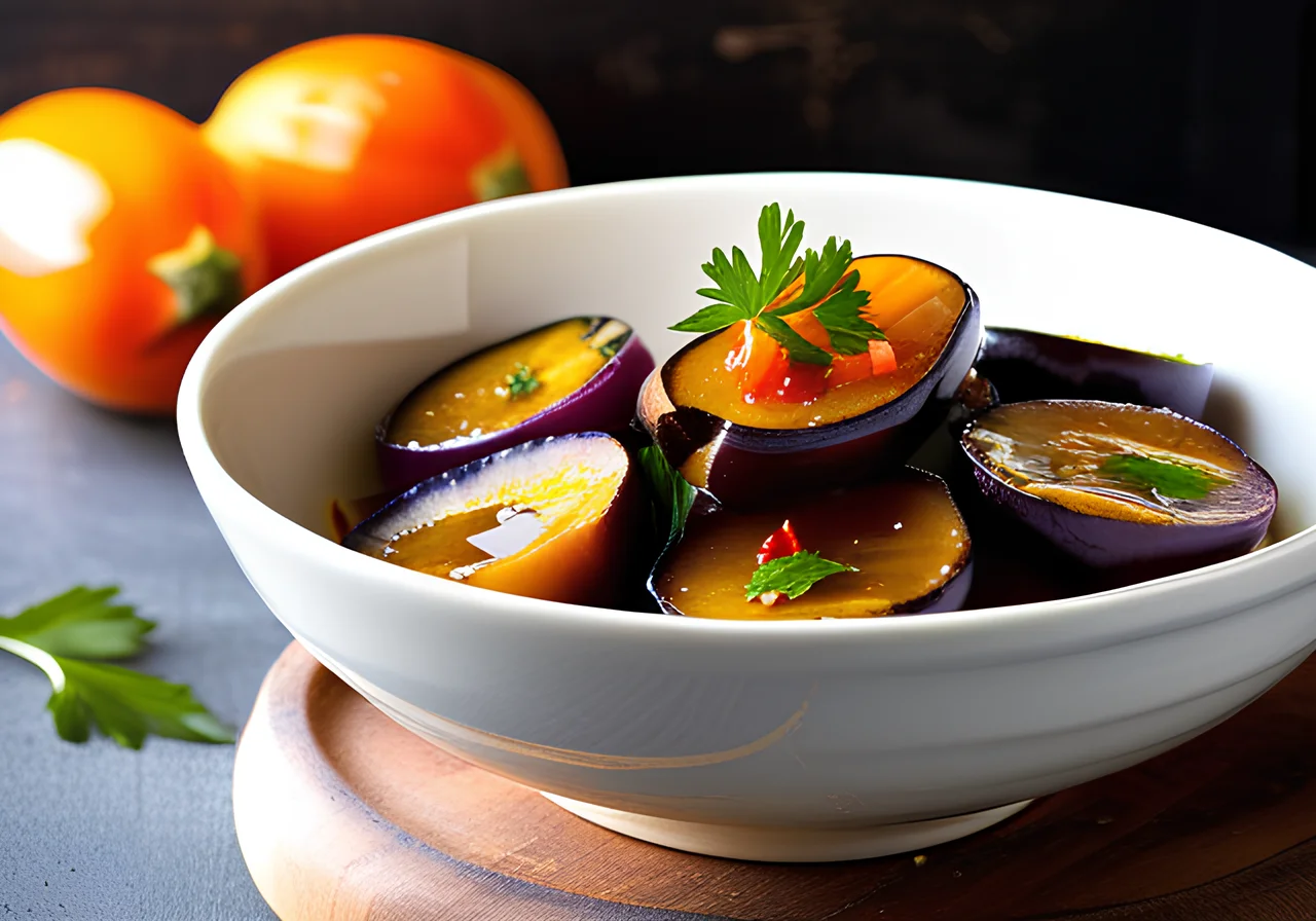 Marinated Eggplants in Oil