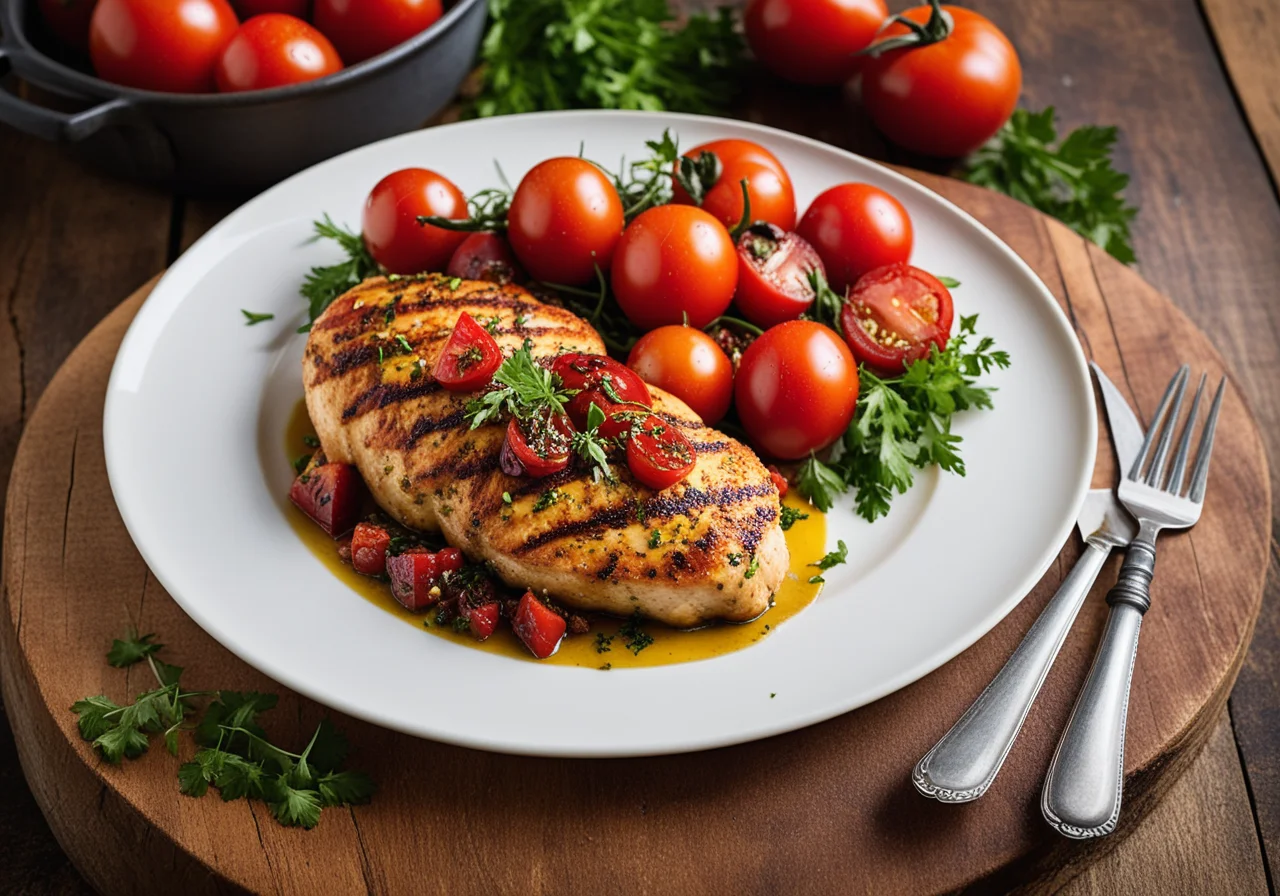 Chicken Breast with Mustard Crust