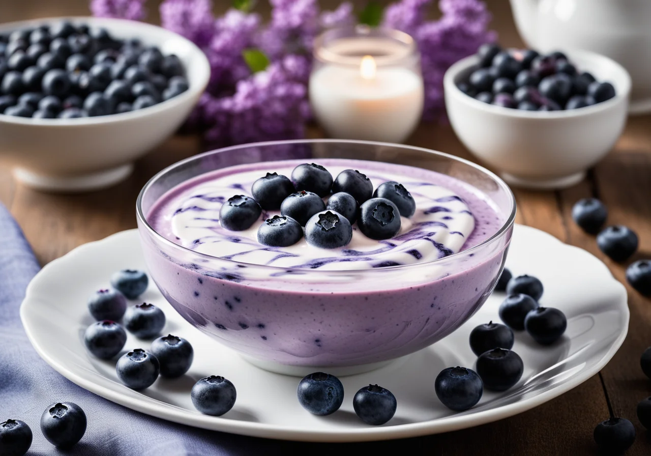 Blueberry Yogurt Cream