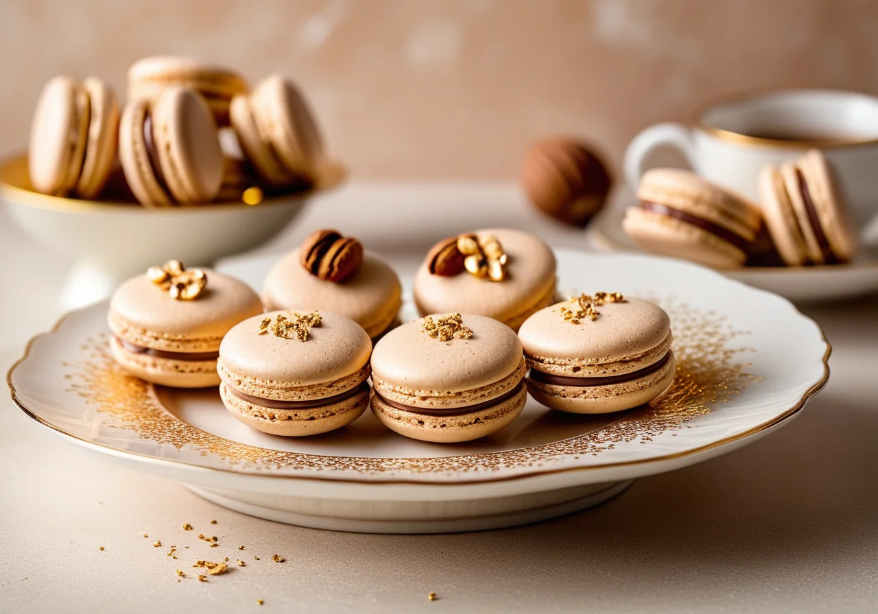 Hazelnut Macarons