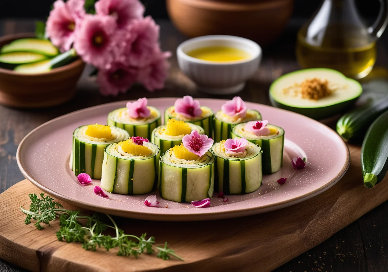 Zucchini Fish Rolls
