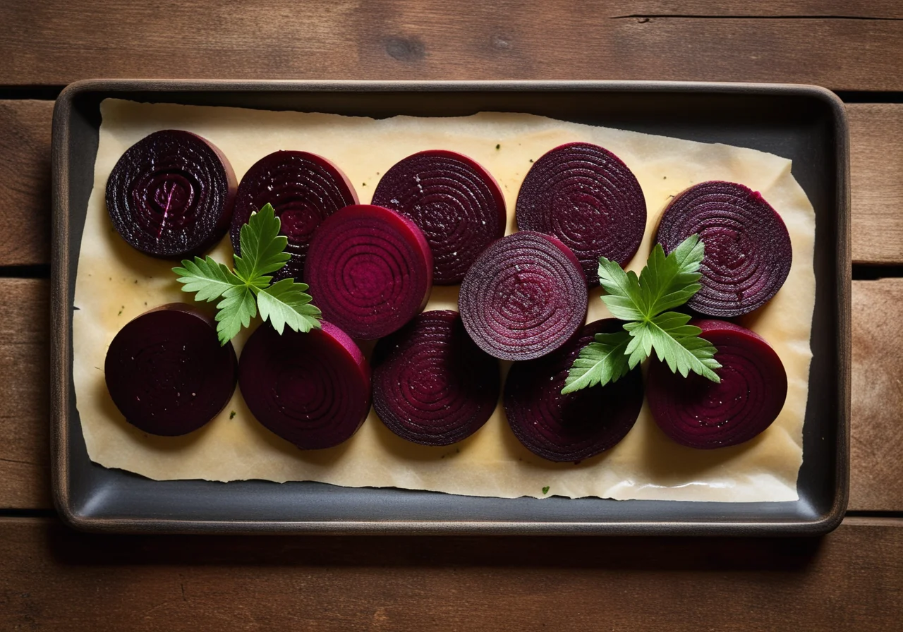 Baked Beetroot with Herb Butter