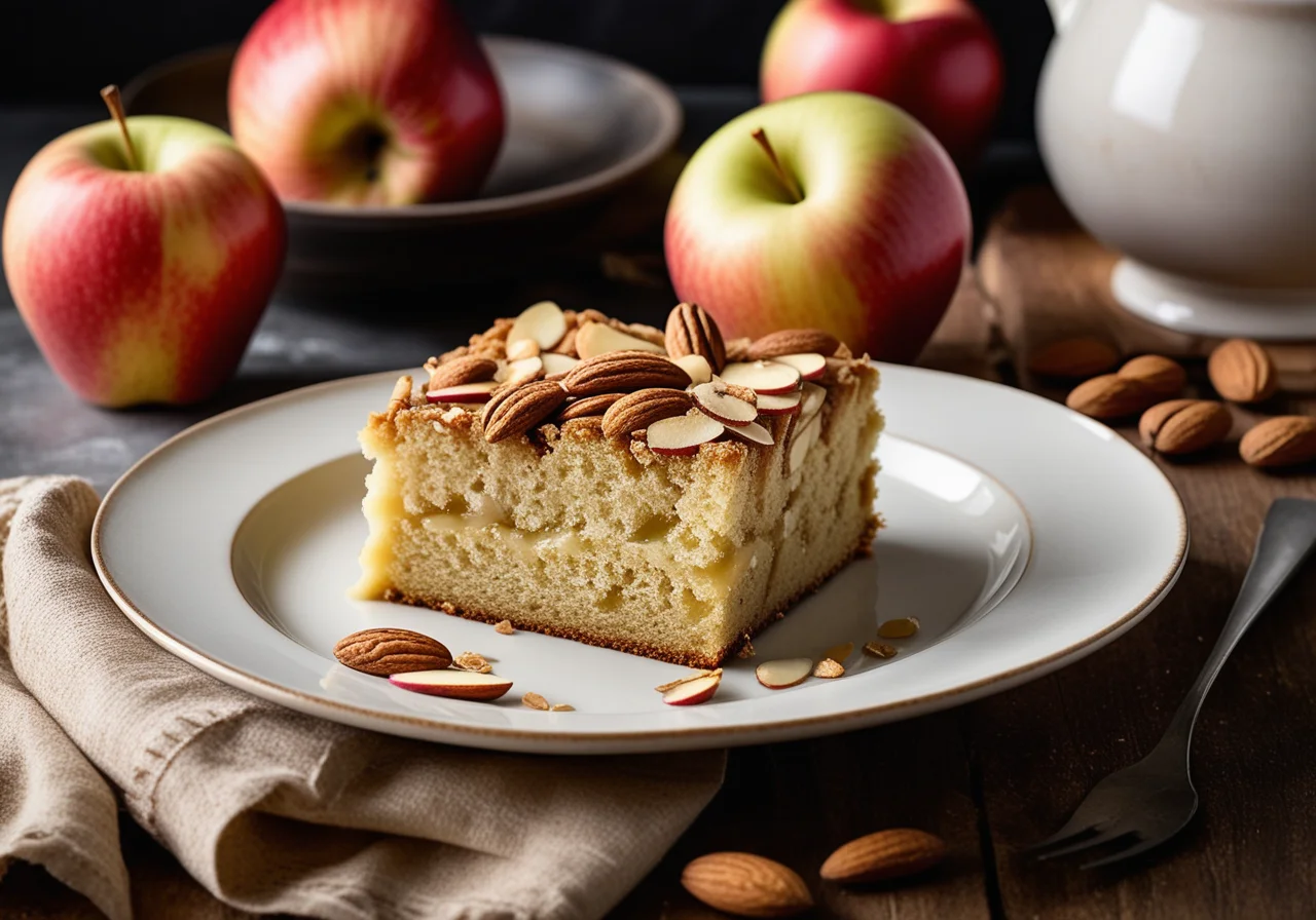 Gluten-Free Apple Cake with Almond