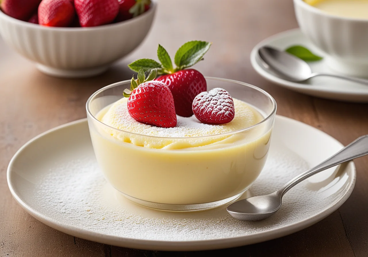 Lemon Vanilla Pudding