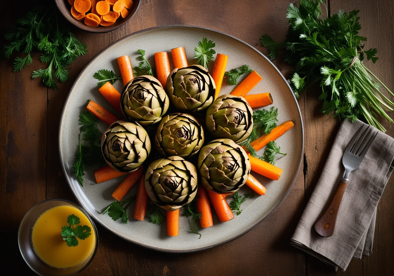 Artichokes Provençal Style (a la Barigoule)