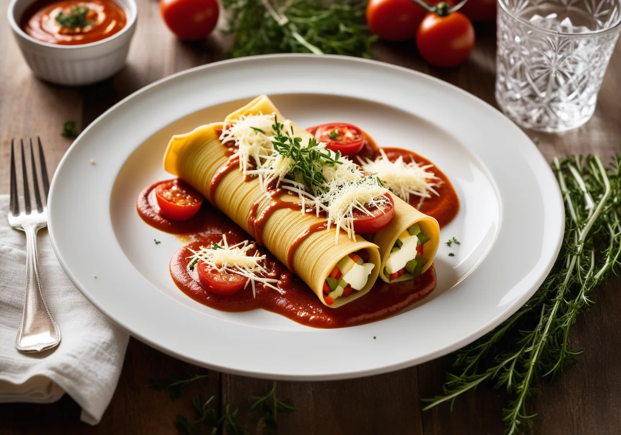 Cannelloni with Vegetable Filling