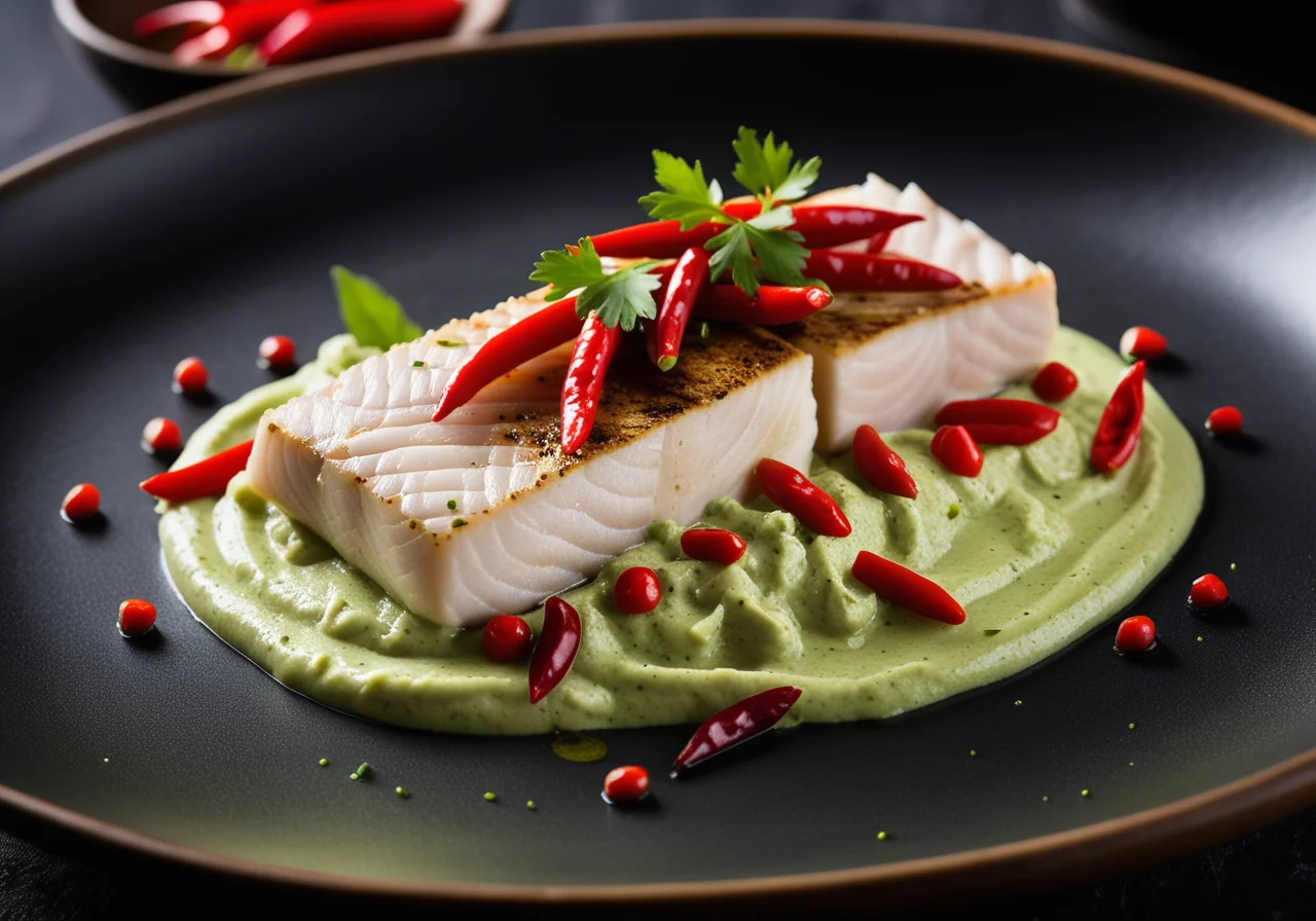 Steamed Fish Fillet with Soybeans