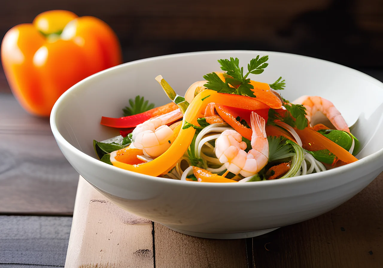 Glass Noodle Salad with Shrimp