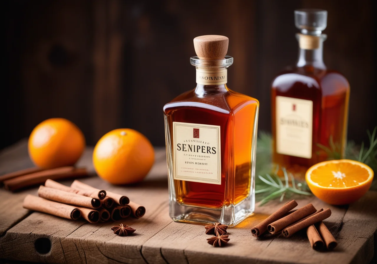 Spiced Orange Schnapps for Christmas