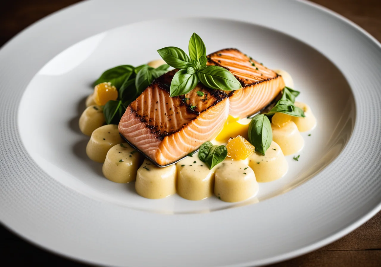 Salmon with Lemon Sauce