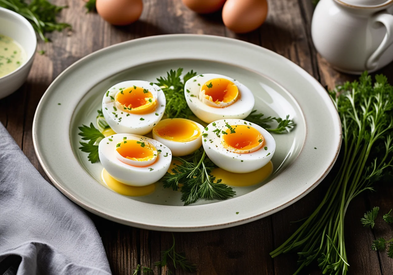 Eggs in Herb Sauce