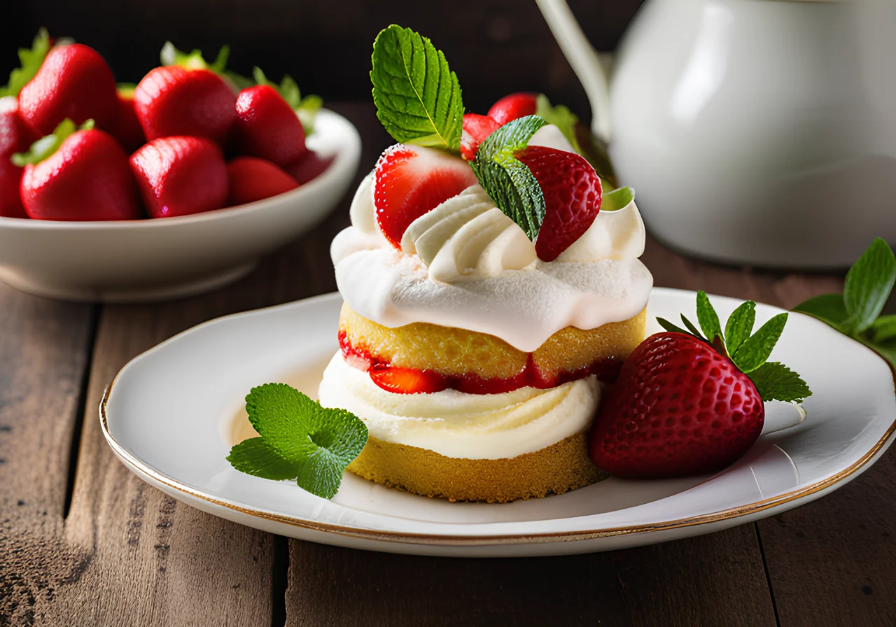 Strawberry Cake Without Sugar