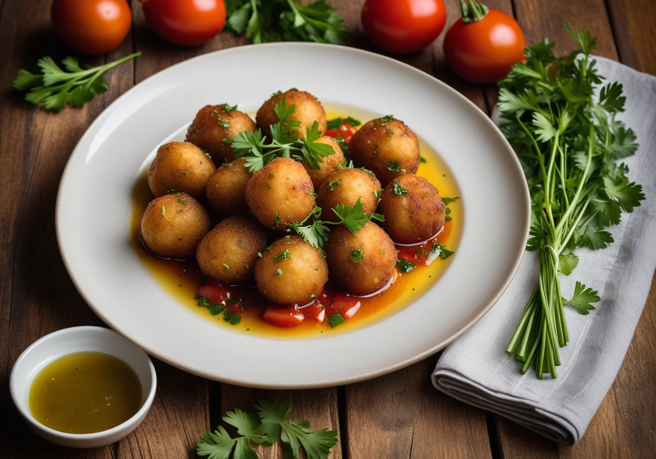 Stockfish Potato Balls in Portuguese Style