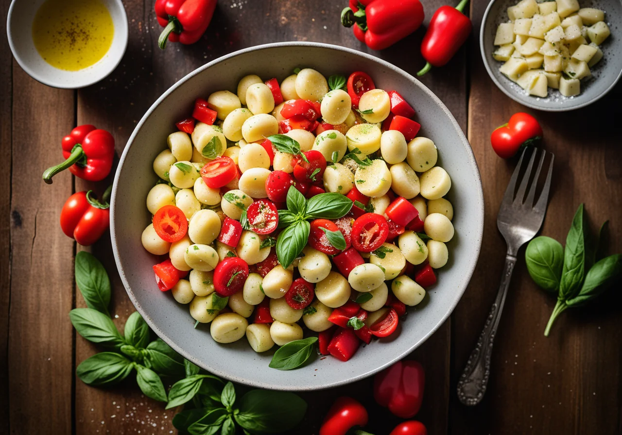 Gnocchi Salad with Vegetables