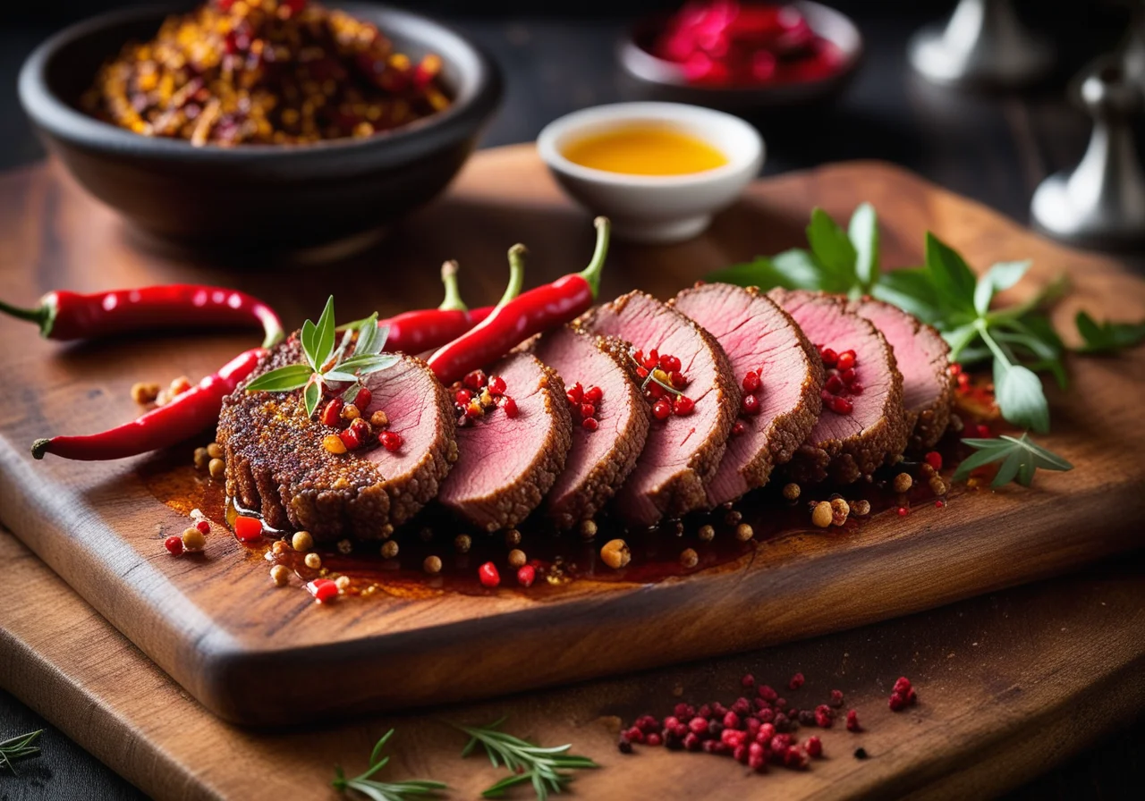 Fried Ostrich Fillet