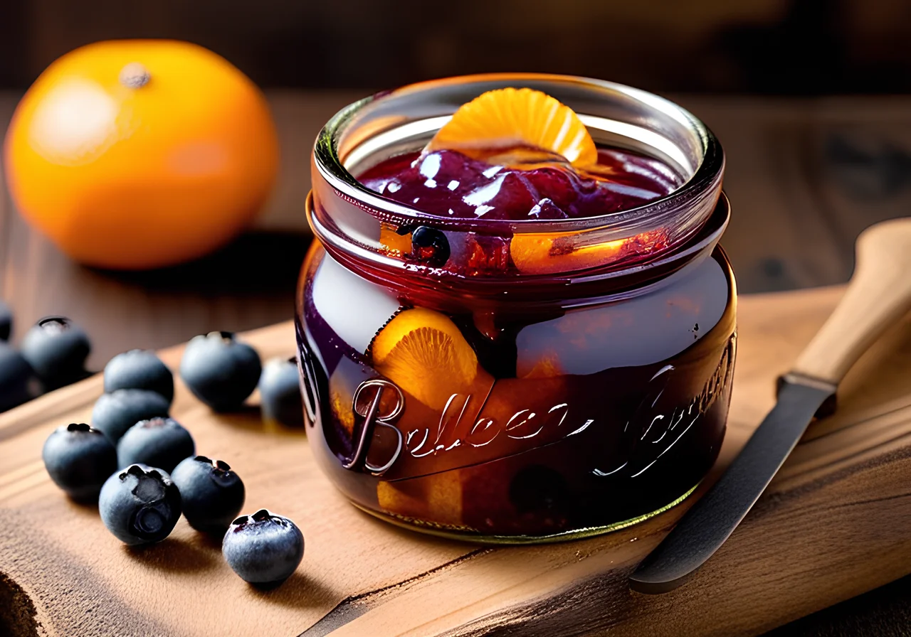 Blueberry Marmalade with Orange