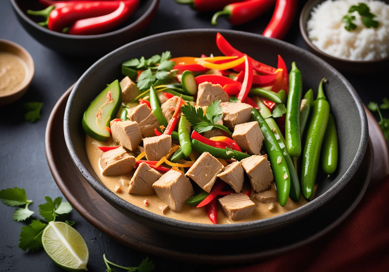 Mock Chicken Thai Curry