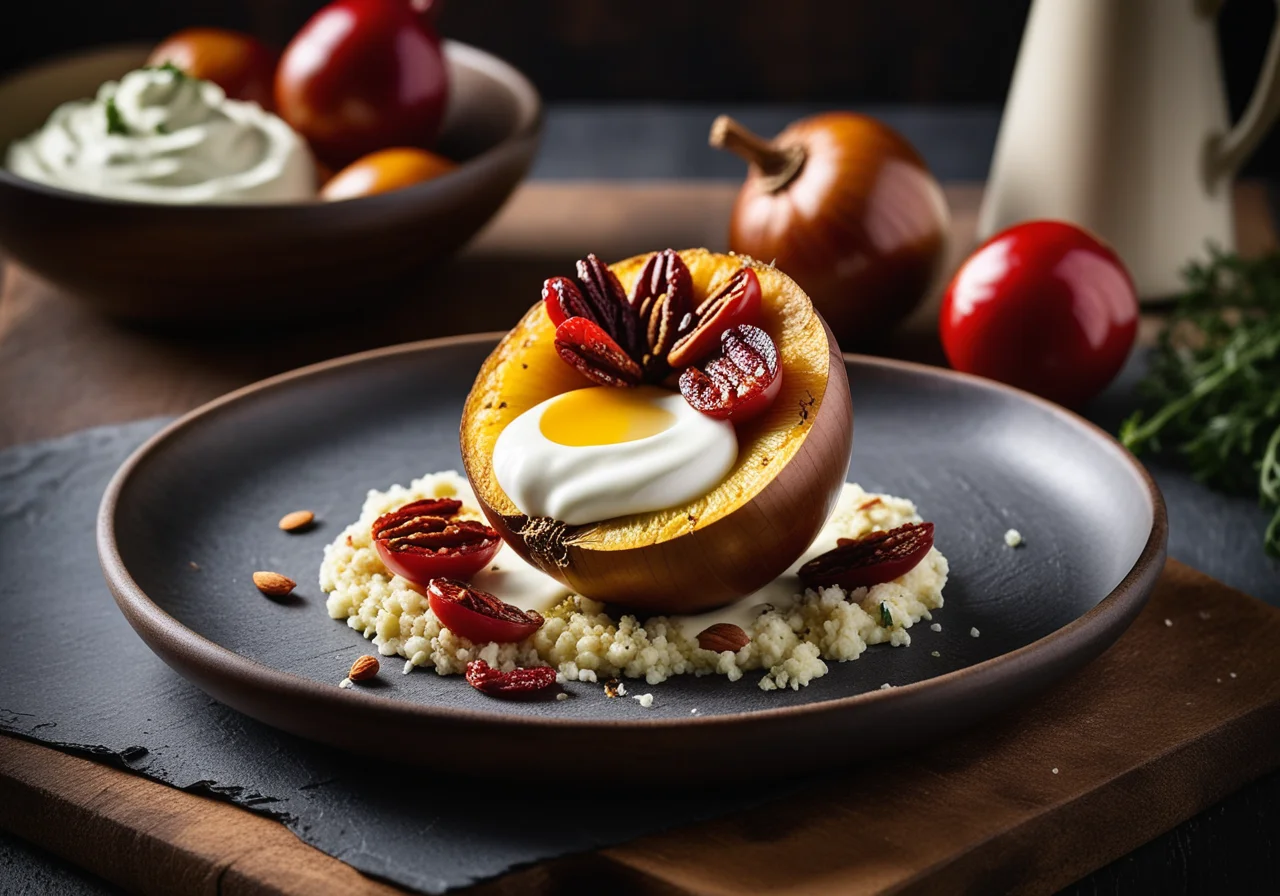 Stuffed Vegetable Onions